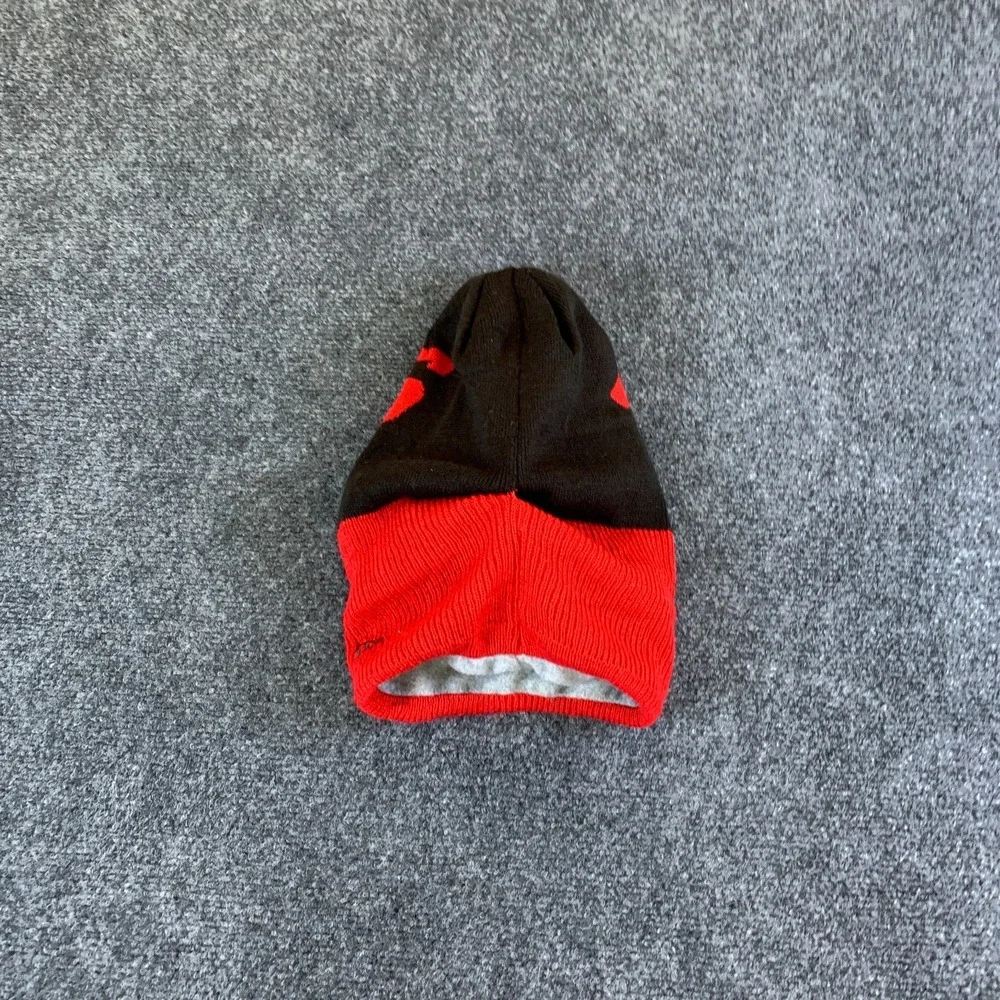 New Era San Francisco 49ers Beanie Youth OS Red Black Good Fleece Lined Knit